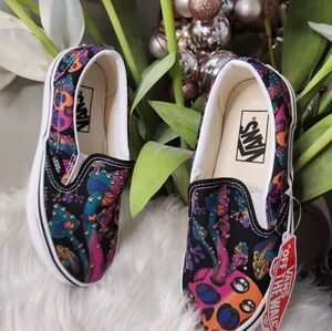 Vans Classic Slip On Shoe - Trippy Drip Black MultiWomen brand new